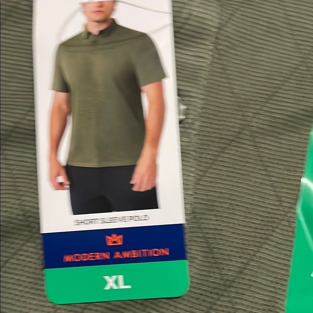 Olive Polo Shirt - XL
